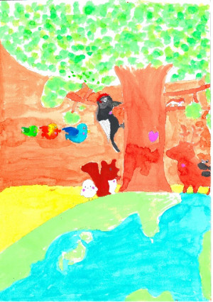 緑化活動啓発ポスター　入賞作品