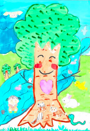 緑化活動啓発ポスター　入賞作品